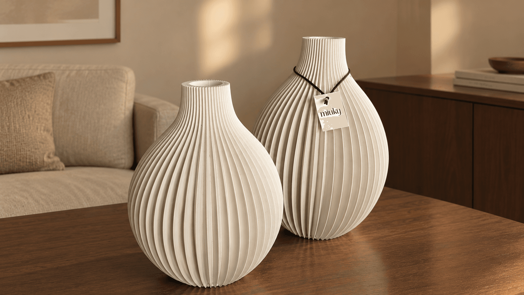 Set de jarrones decorativos miuky